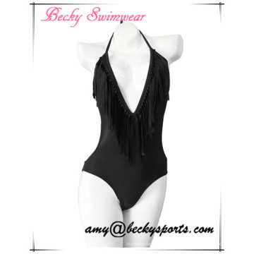 Sexy Lady&#39;s One Piece Bademode mit V Struktur